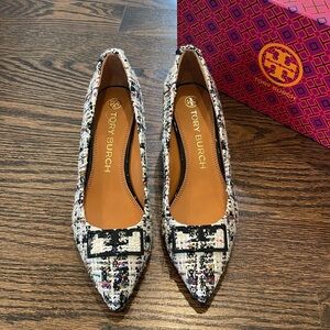 Tory Burch 8.5 Tweed Pump